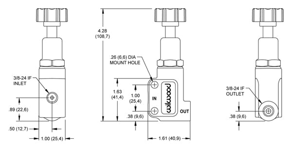 Wilwood Brake Bias Valve 260-10922