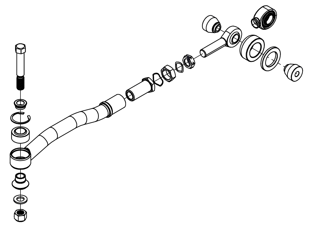 F8X M2/M3/M4 adjustable front caster arms (pair)