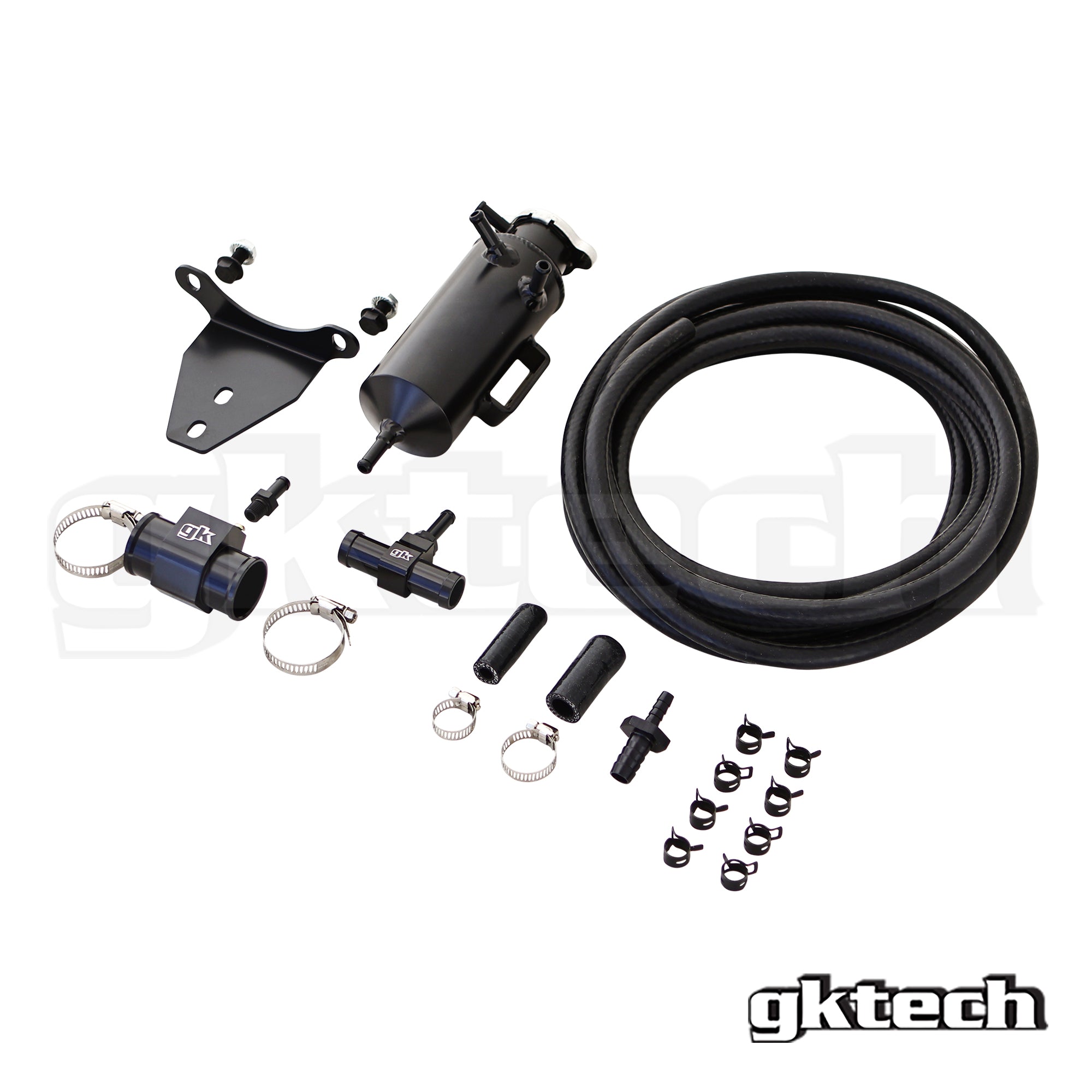 Z34 370z Pressurized Bolt on Coolant Swirl Pot Setup