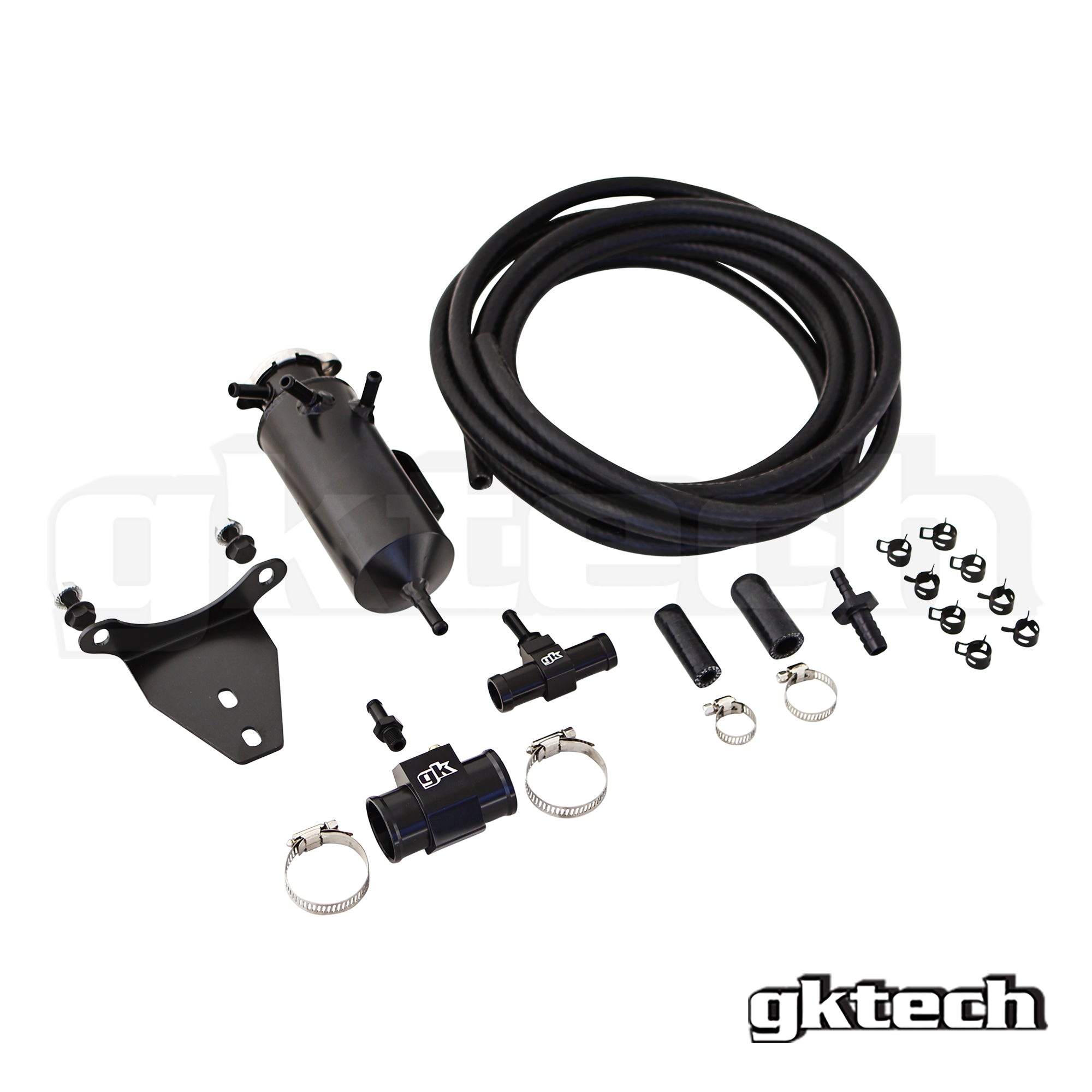 Z34 370z Pressurized Bolt on Coolant Swirl Pot Setup