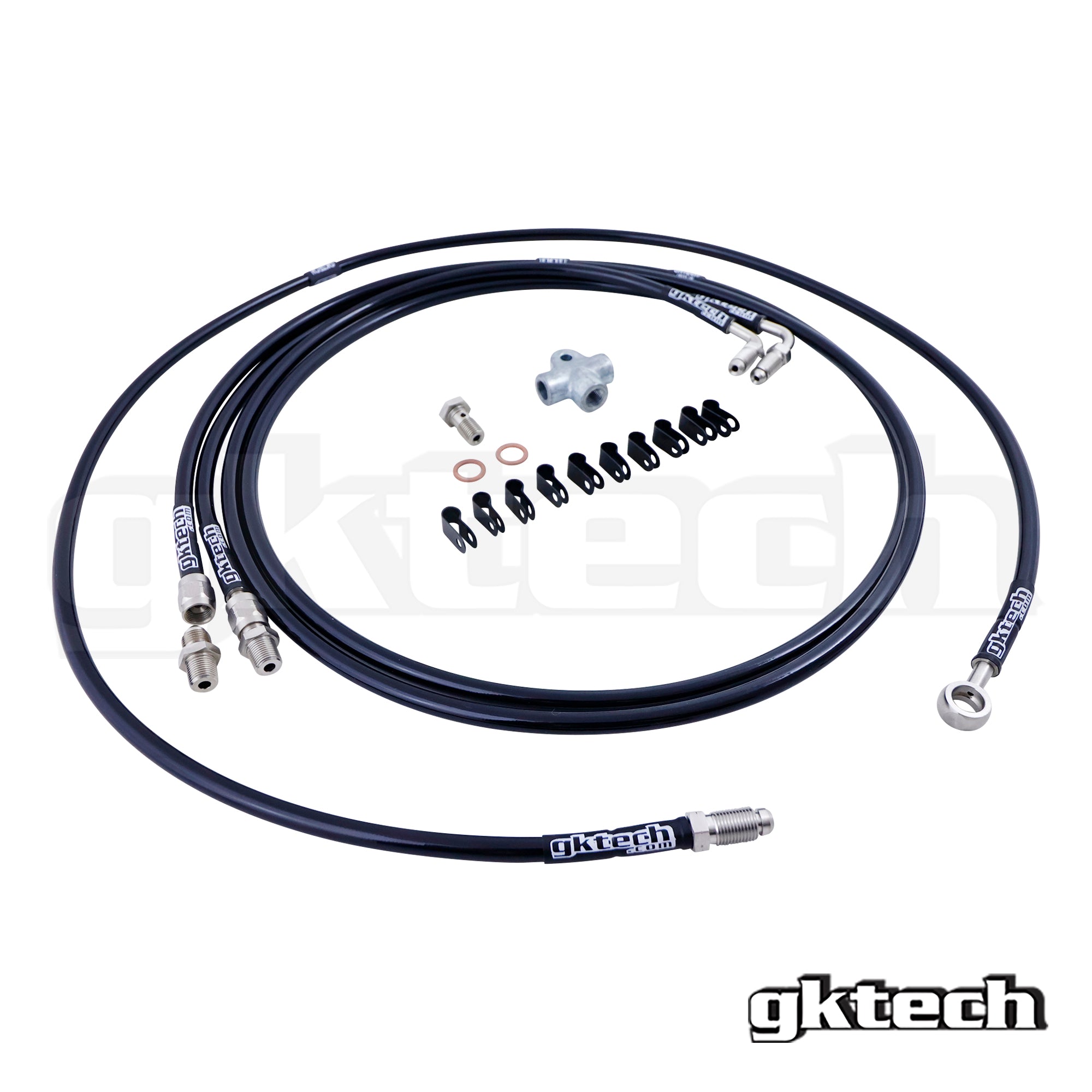 Toyota JZX Wilwood Stand Alone SS Braided Brake Line Kit