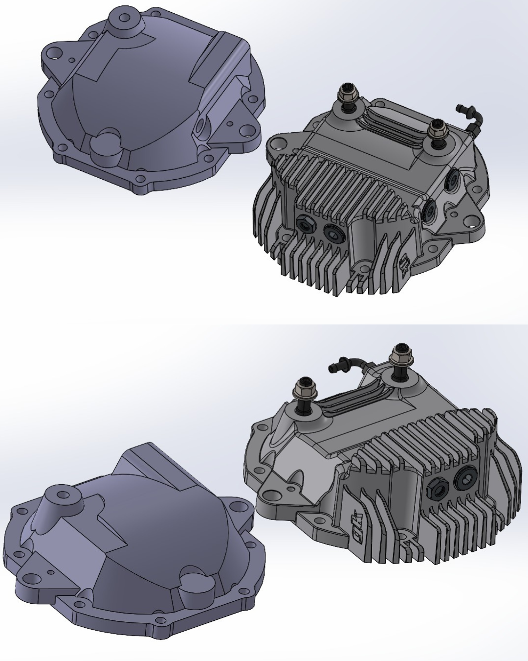 Z33 350z/Z34 370z Extended dual stud diff cover