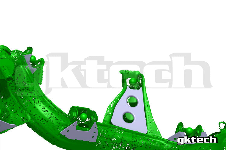 V2 S14 240sx /S15 Silvia subframe weld in reinforcement plates