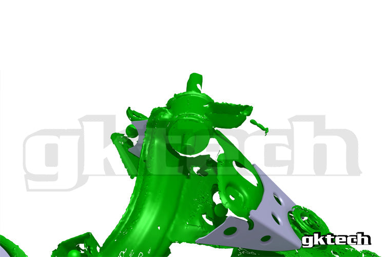 V2 S14 240sx /S15 Silvia subframe weld in reinforcement plates