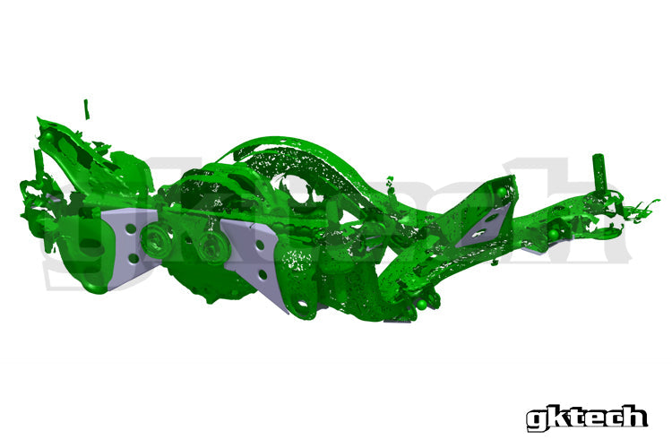 V2 S14 240sx /S15 Silvia subframe weld in reinforcement plates