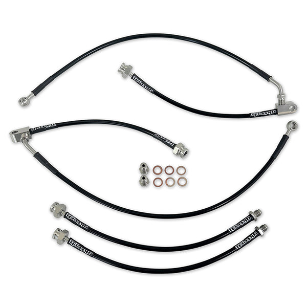 Z34 370z Braided brake line set