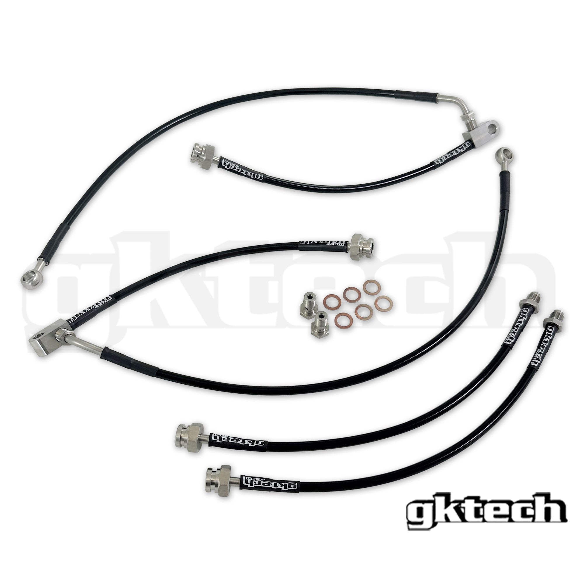 Z34 370z Braided brake line set