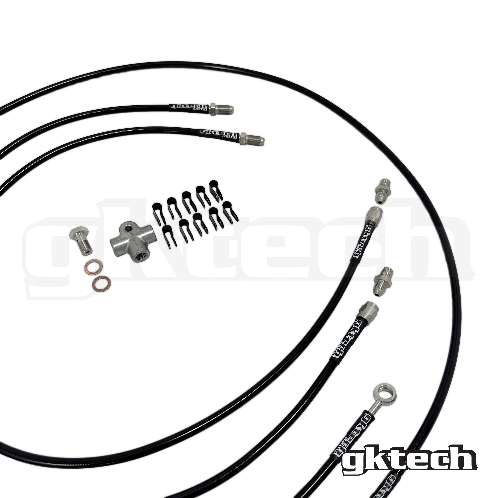 Stand alone SS braided brake line kit