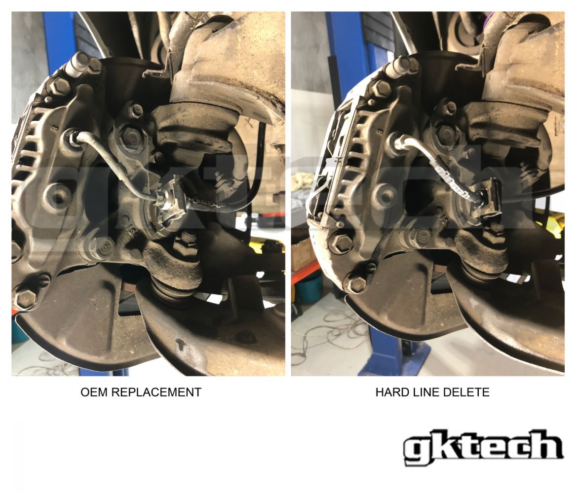 R33 GTS-T braided brake lines
