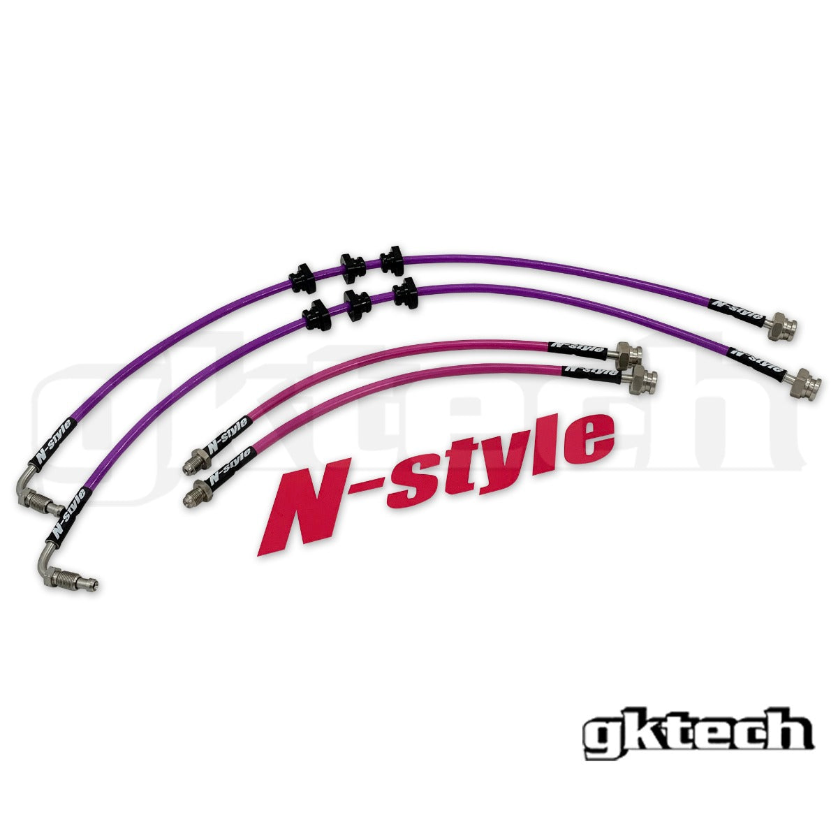 N-Style R32 GTS-T Braided Brake Line Set