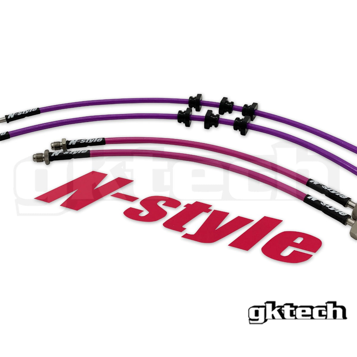N-Style R32 GTS-T Braided Brake Line Set