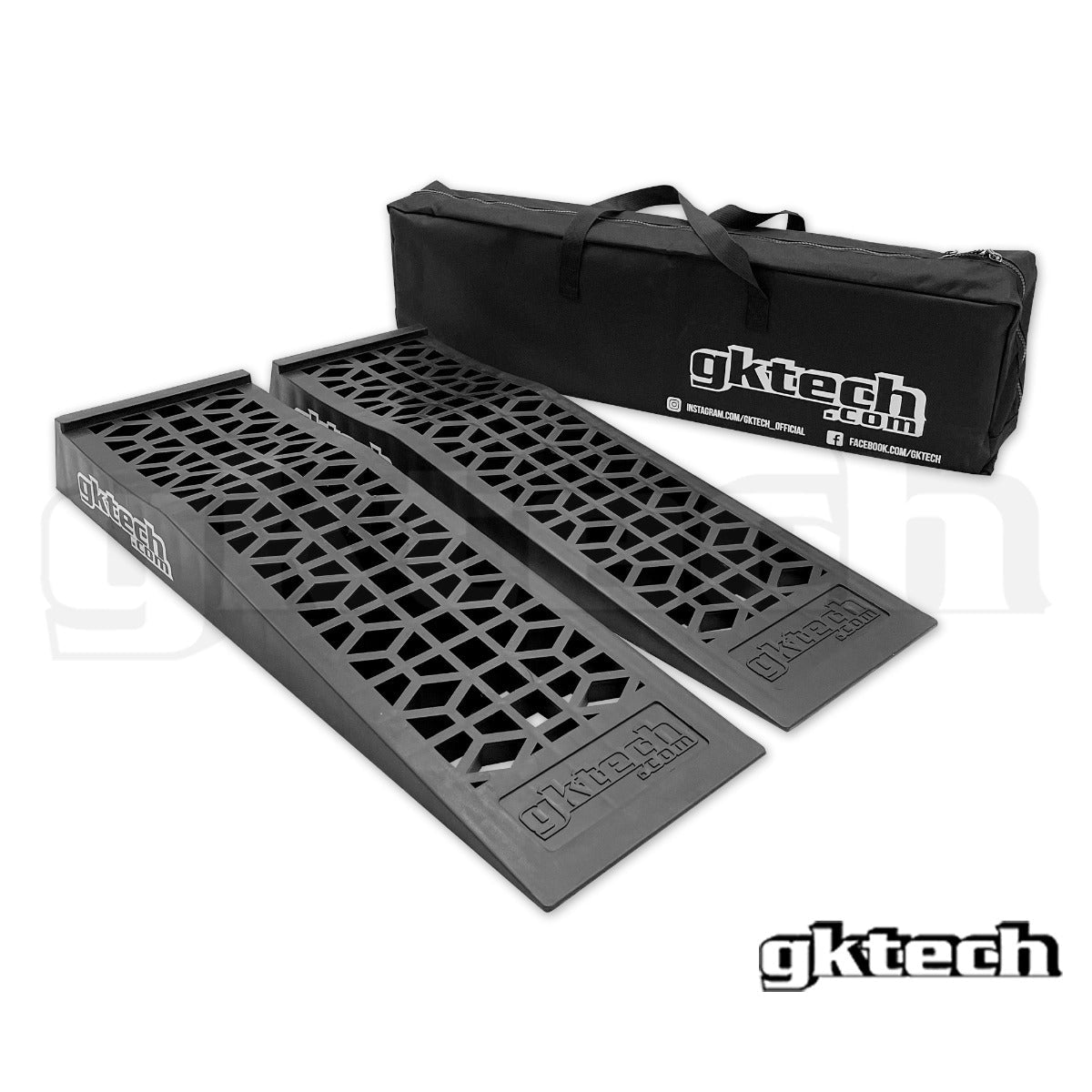 Super low vehicle ramps (pair) - Optional storage bag