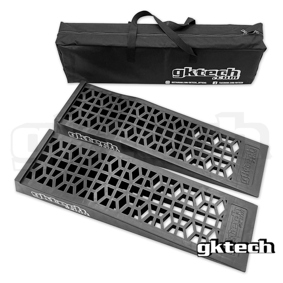 Super low vehicle ramps (pair) - Optional storage bag