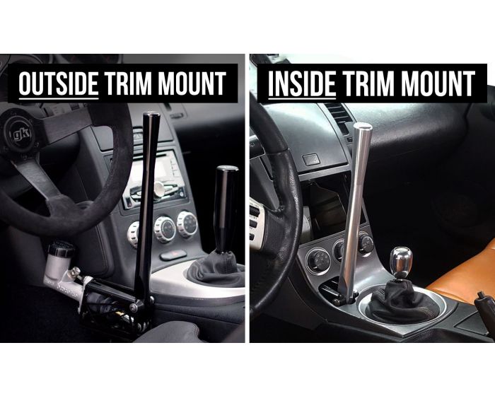 Z34 370Z in console vehicle specific e-brake assembly
