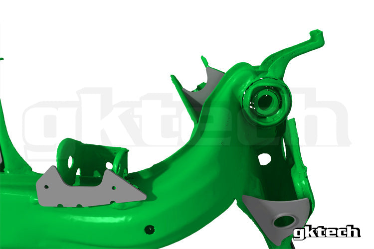 V2 S13 240sx/R32 GTS-T Skyline subframe weld in reinforcement plates