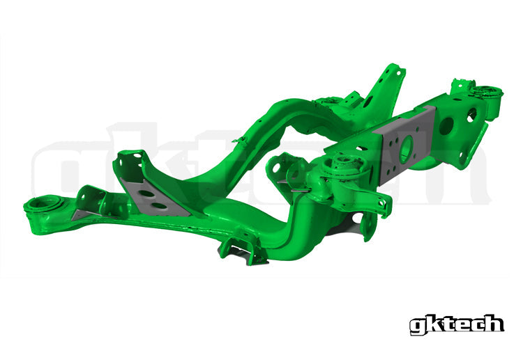 V2 S13 240sx/R32 GTS-T Skyline subframe weld in reinforcement plates