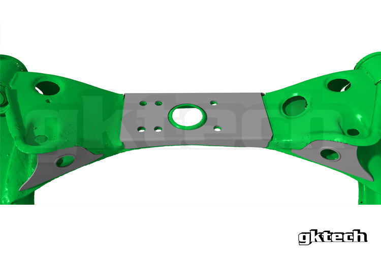 V2 S13 240sx/R32 GTS-T Skyline subframe weld in reinforcement plates