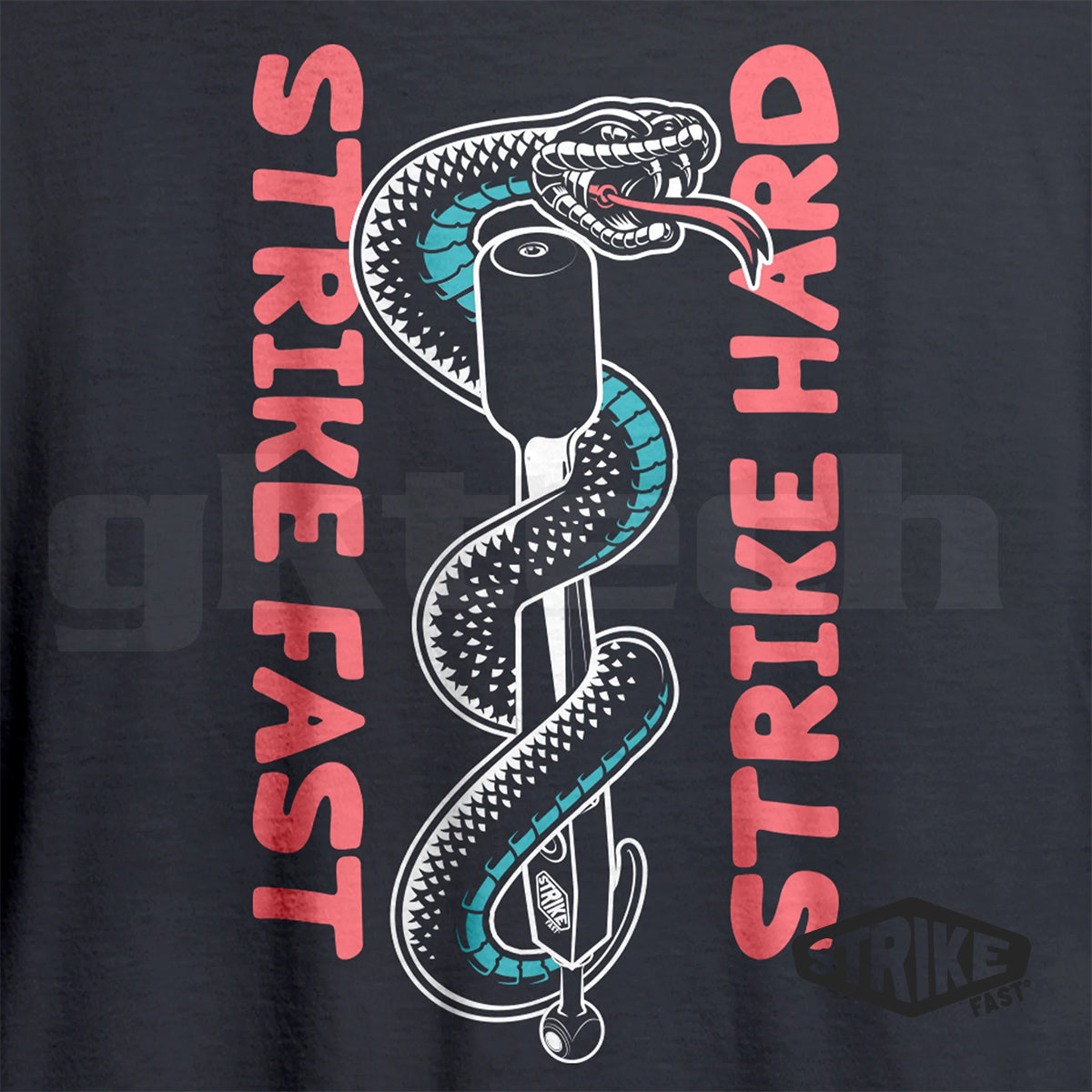 Strike Fast - strike hard - crew neck T-shirts