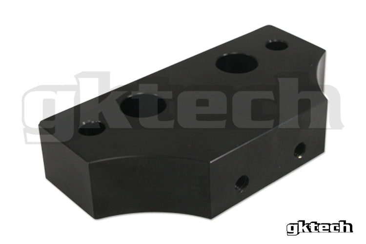 Billet aluminum solid transmission mount
