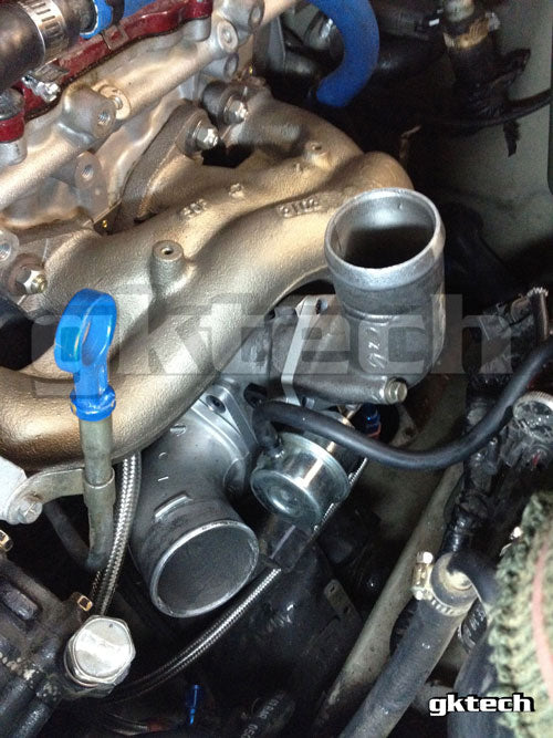 S13 SR20DET T28 turbo clocking adapter plates