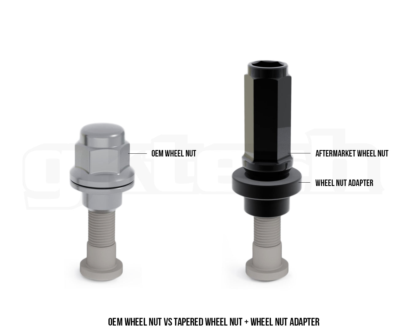 Z34 370z lug nut adapter (set of 20)