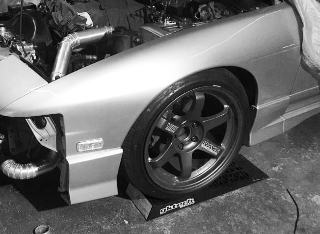 Super low vehicle ramps (pair) - Optional storage bag
