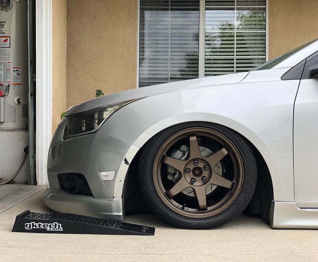 Super low vehicle ramps (pair) - Optional storage bag
