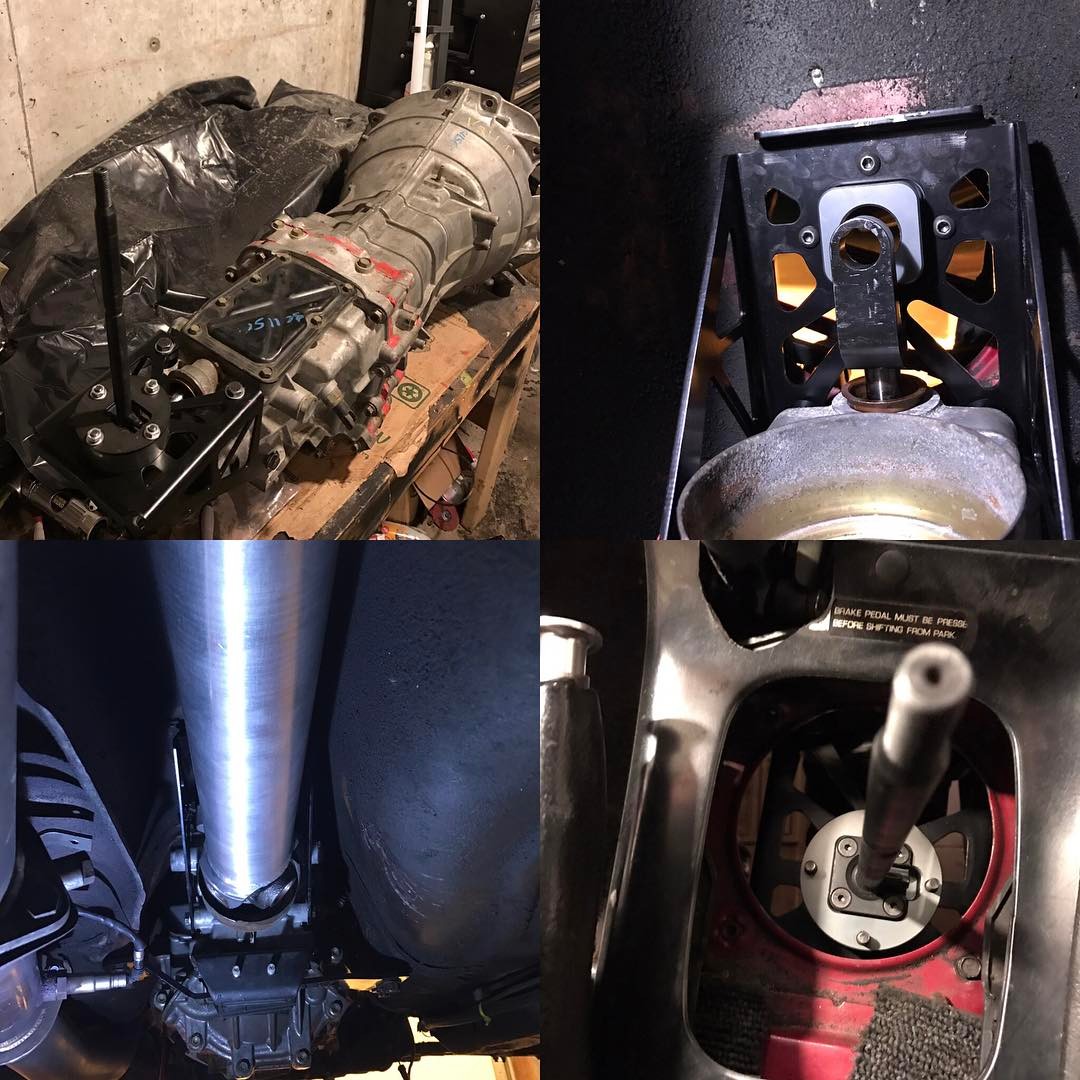 Shift Relocation Extender V2 CD009 Transmission shifter relocation setup