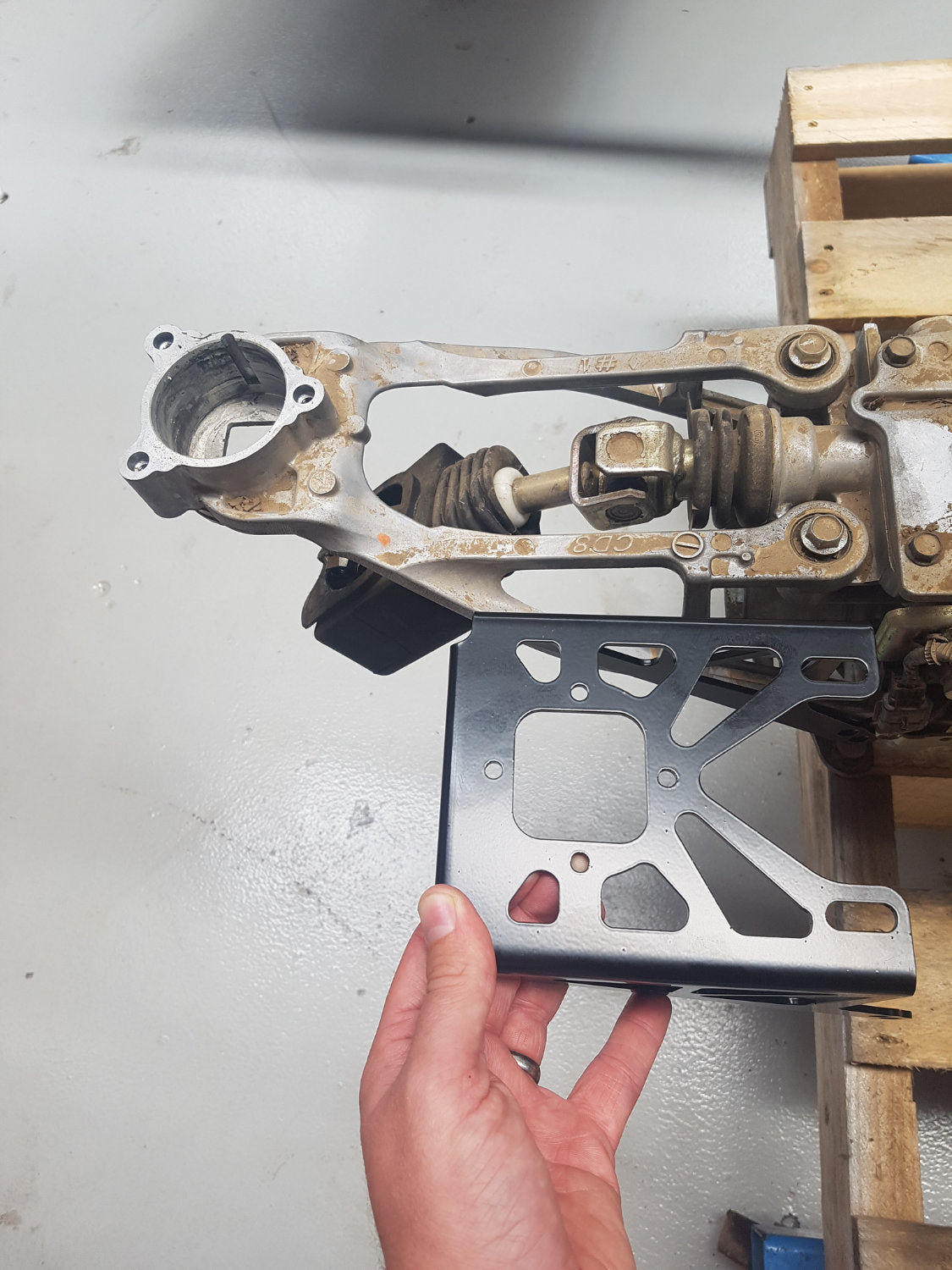 Shift Relocation Extender V2 CD009 Transmission shifter relocation setup