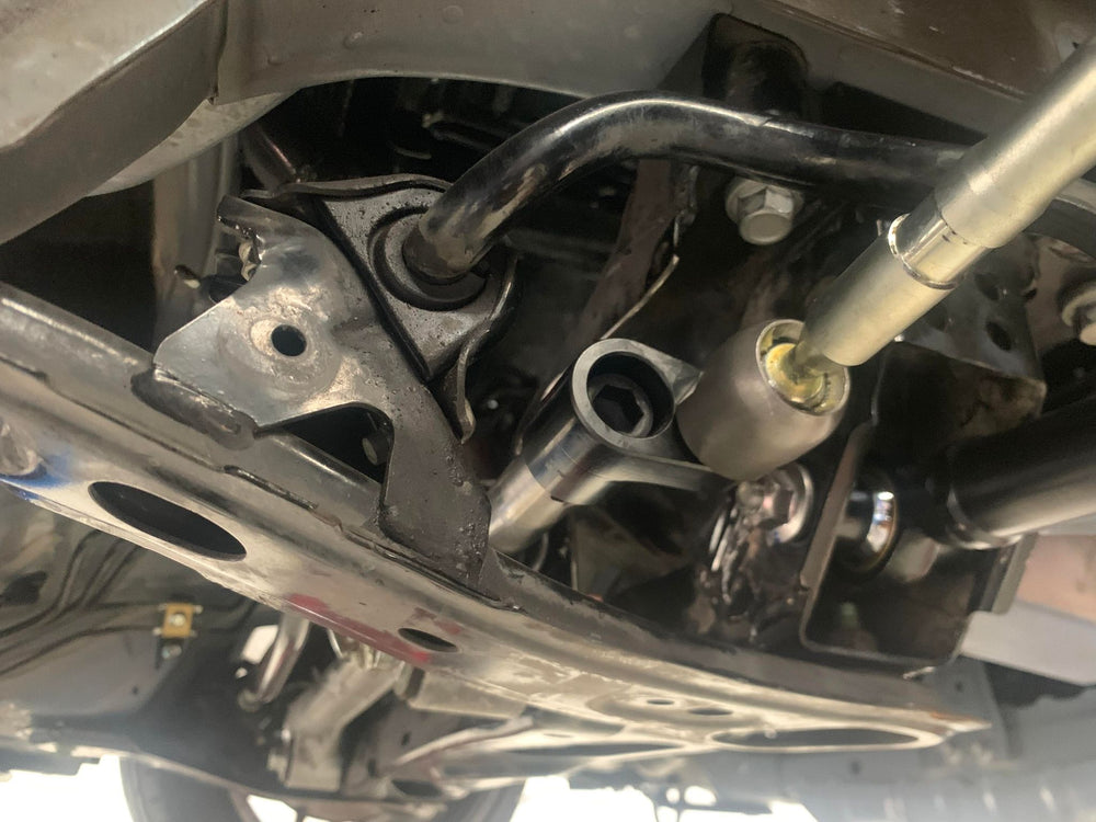 FR-S / GR86 / BRZ high tensile offset steering rack extenders