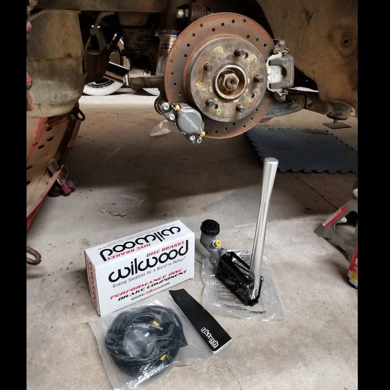 thumbnail image 2 of GKTECH 240SX Dual Caliper E-Brake Brackets For Wilwood Calipers (Pair) 2 of 6