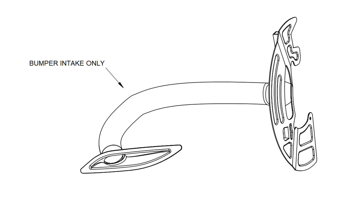 BMW F80 M3 Front Bumper Inlet Duct
