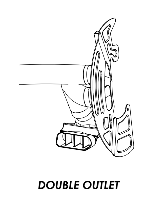 BMW F80 M3 Front Brake Ducting Double Outlet