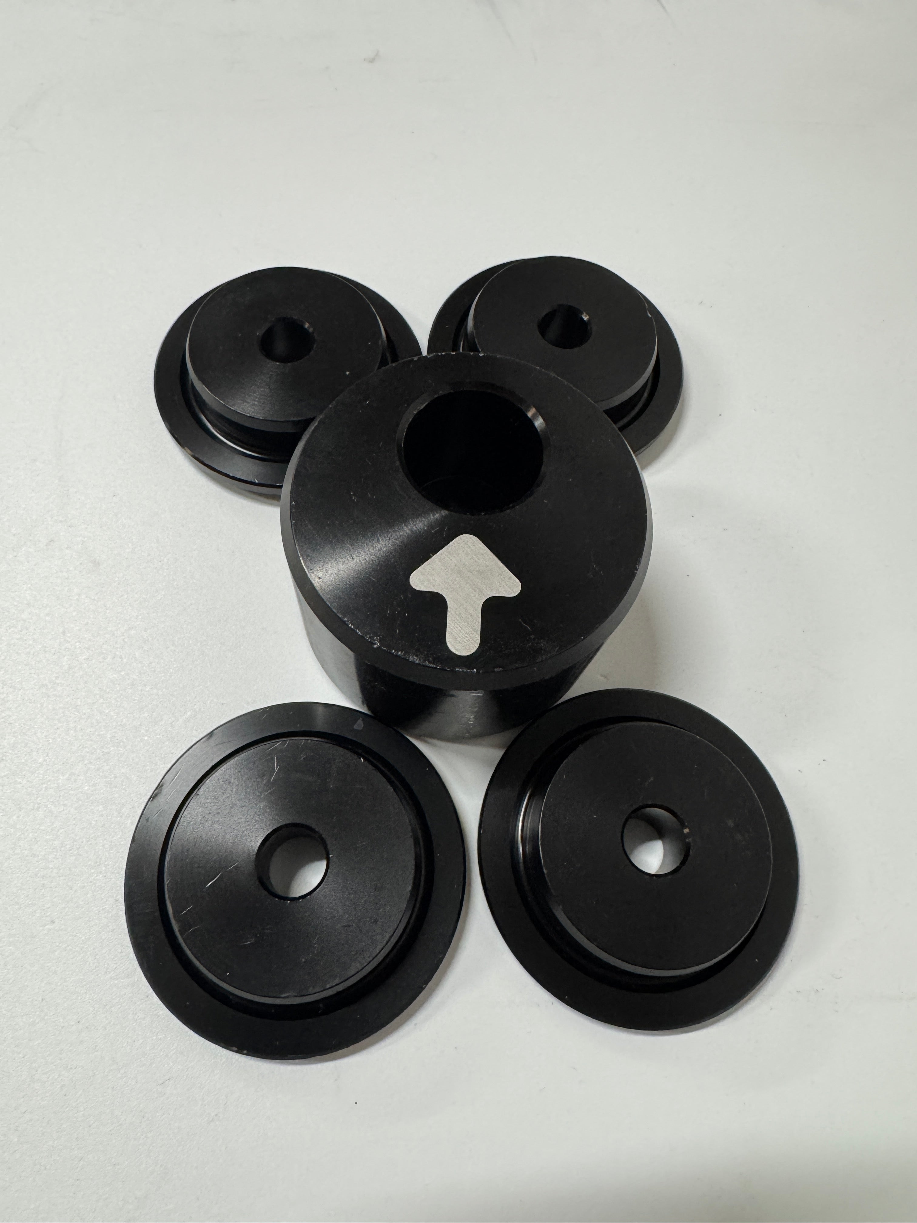 Z34 370z/G37 12mm Raised Solid Diff Bushings - DISCOUNT