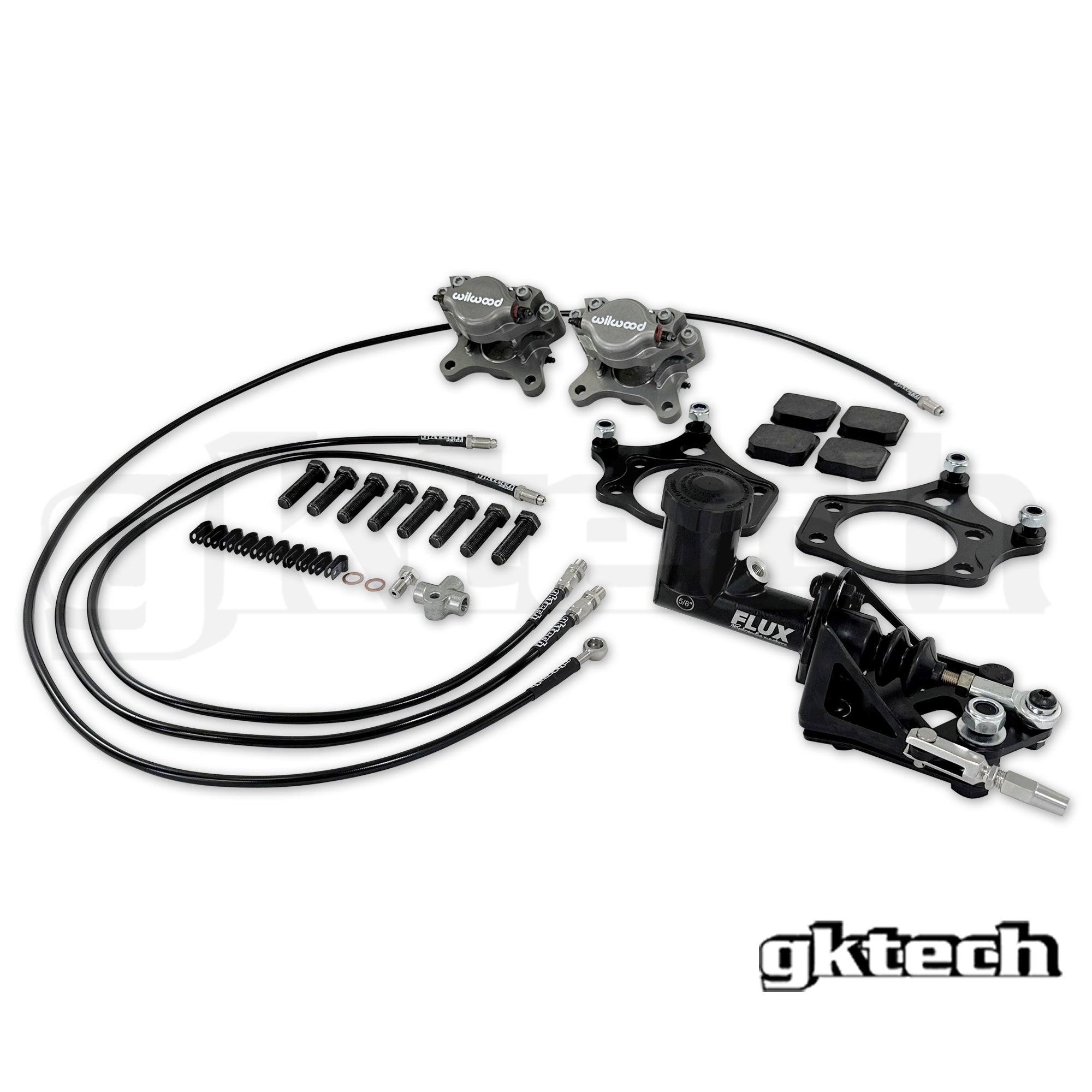 Wilwood 240sx dual caliper Hydraulic hidden e-brake setup - (10% combo discount)