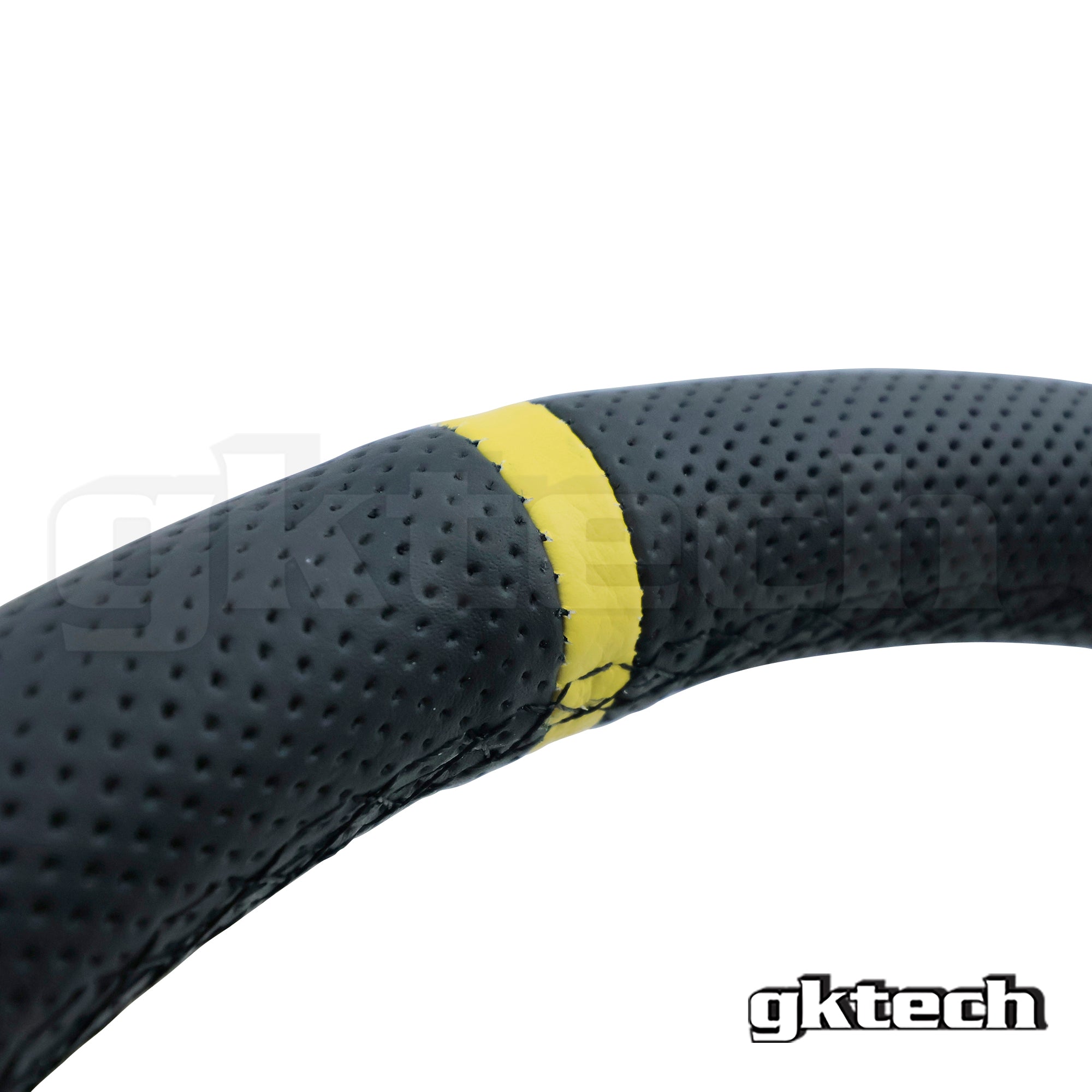 Steering wheel 350mm Deep dished perforated leather