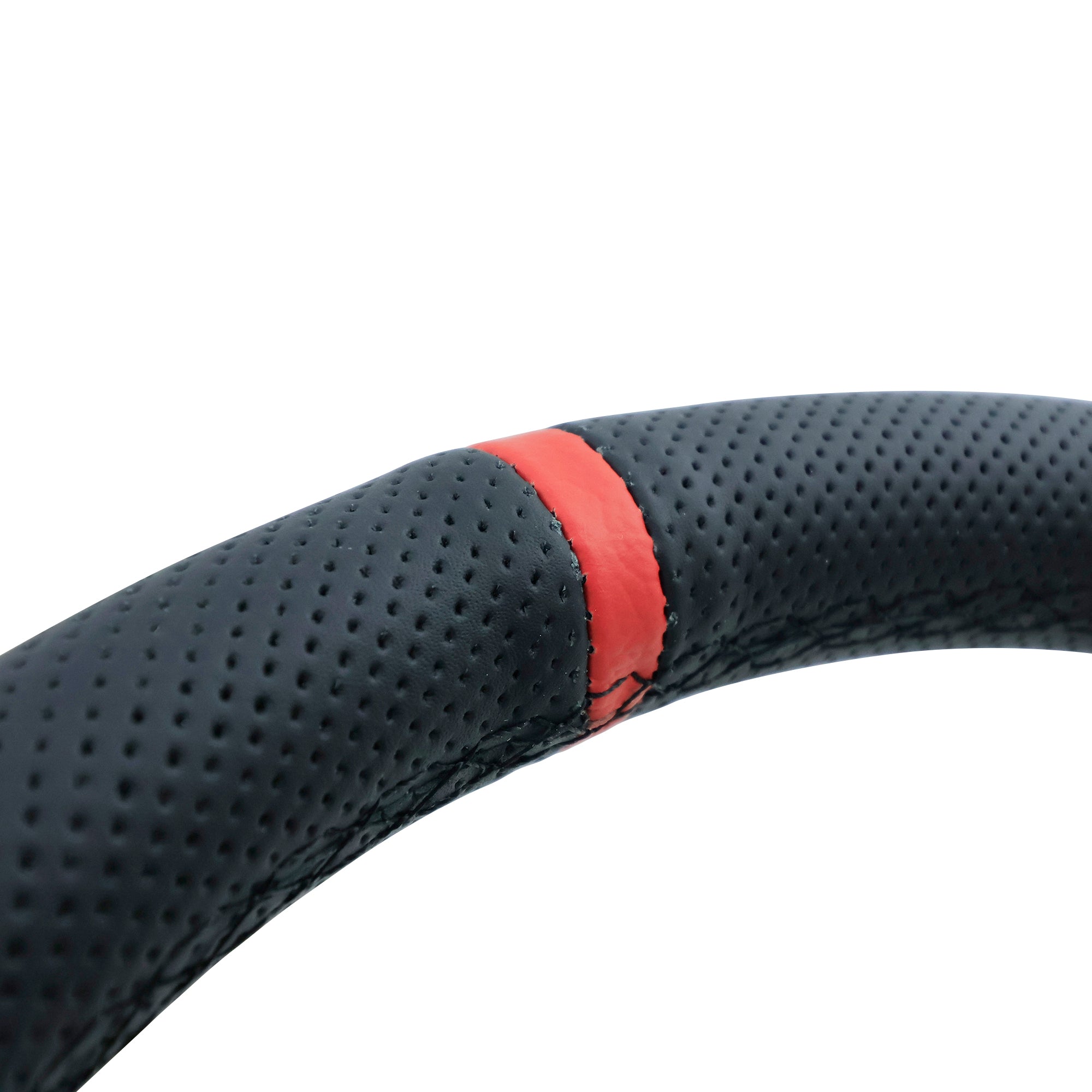 Steering wheel 350mm Deep dished perforated leather