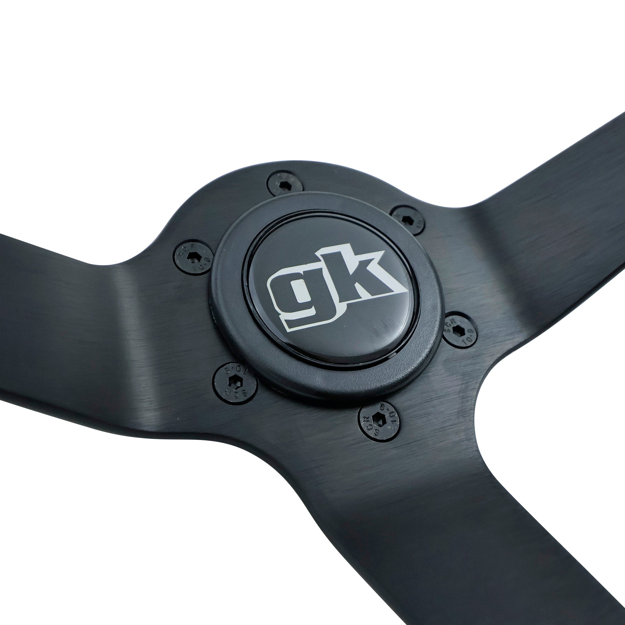 Steering wheel 350mm Deep dished perforated leather