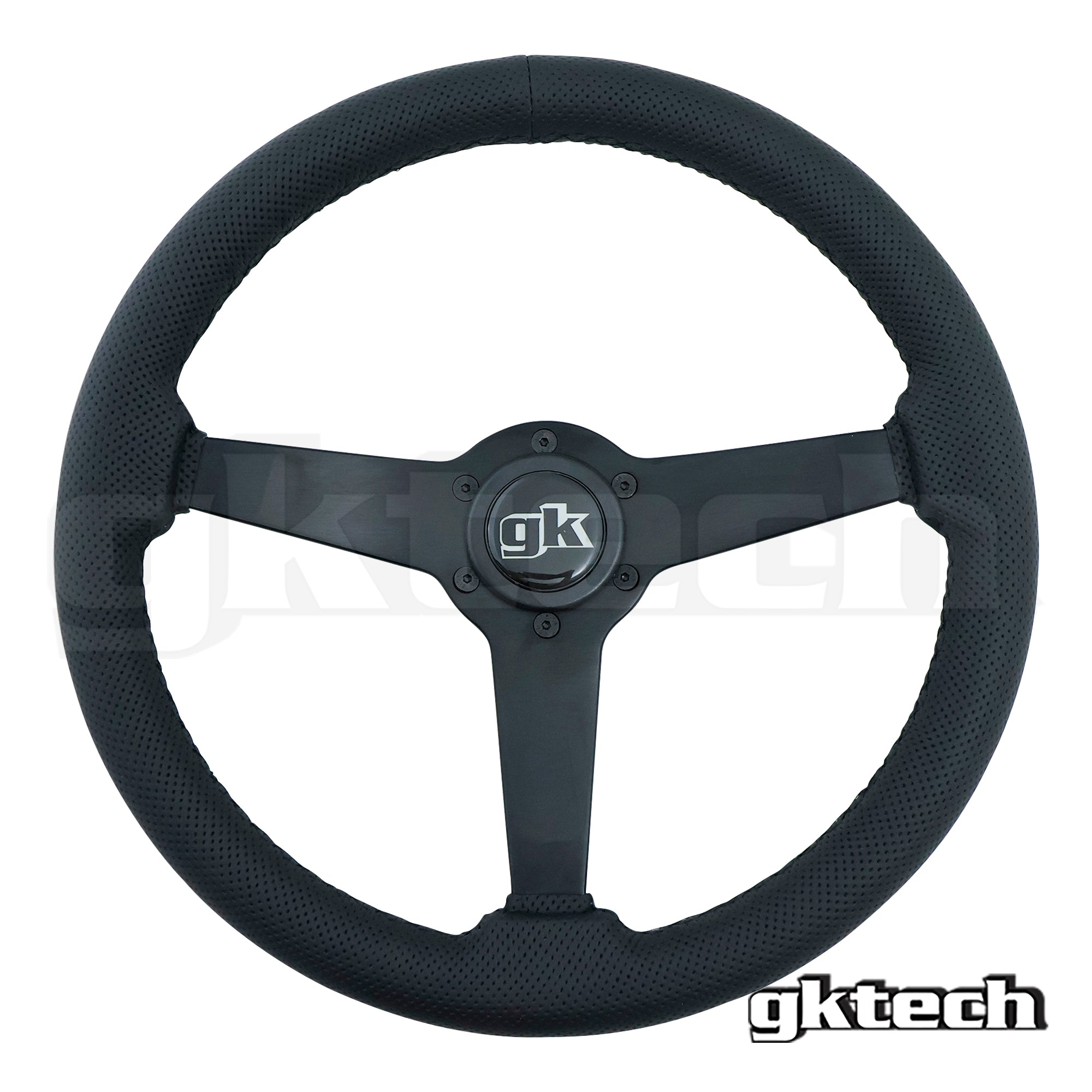 Steering Wheel 350mm Flat Leather