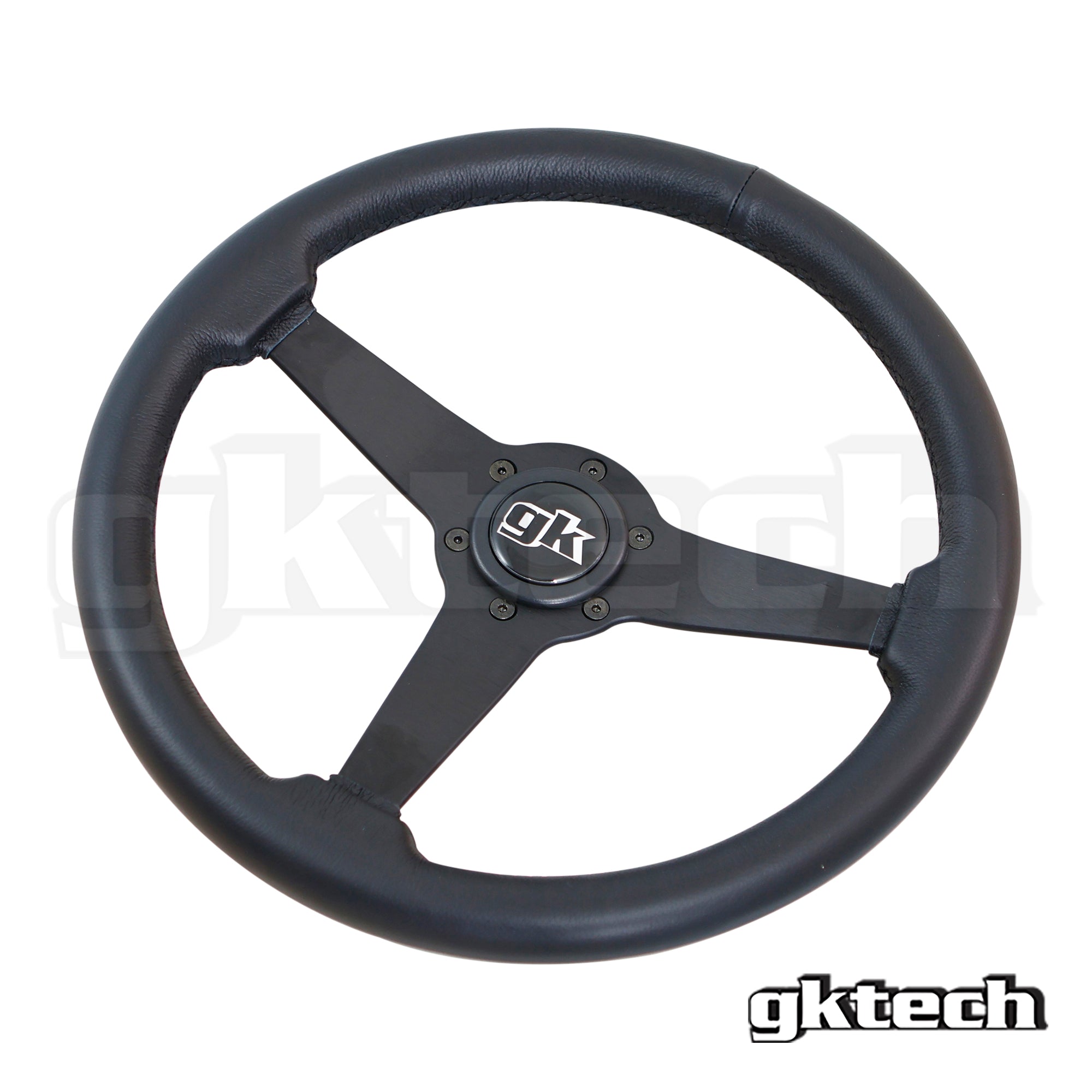 Steering Wheel 350mm Flat Leather