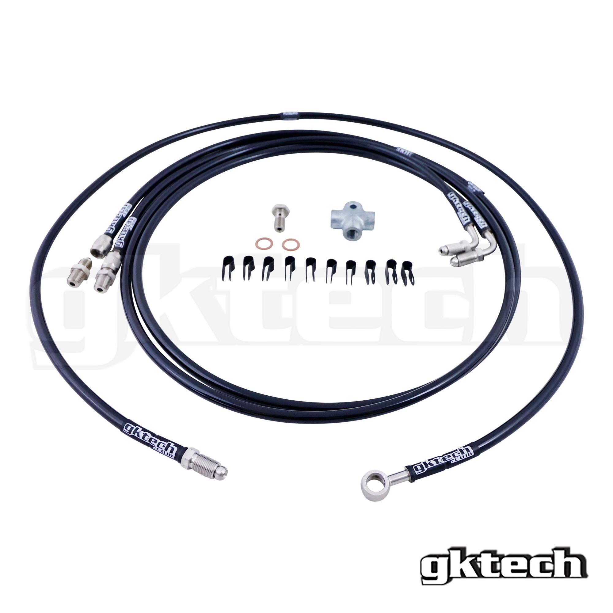 Toyota JZX Wilwood Stand Alone SS Braided Brake Line Kit