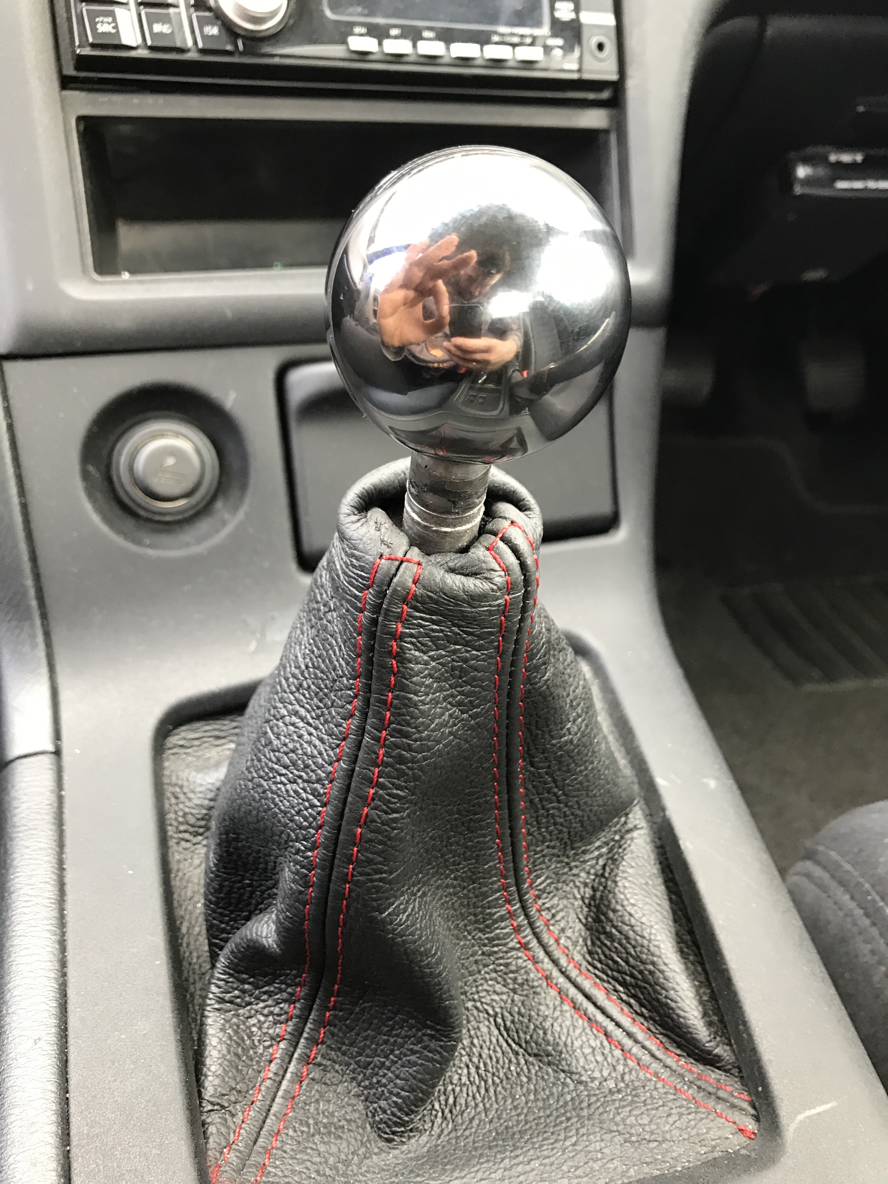 Weighted solid steel shift knob